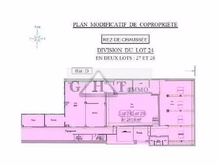 vente bureaux 242 m²