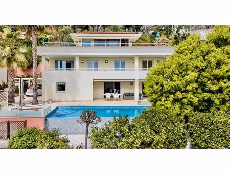 exclusivite - eze magnifique villa contemporaine  piscine  vue mer panoramique  garage ...