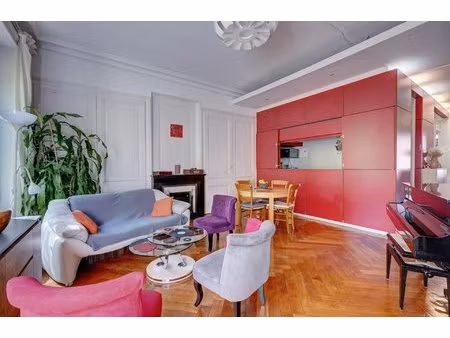 appartement haussmannien t3 - 77m² - lyon 3ème