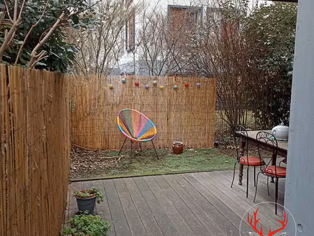 lyon 7 prox jean macé t3 rez-de-jardin