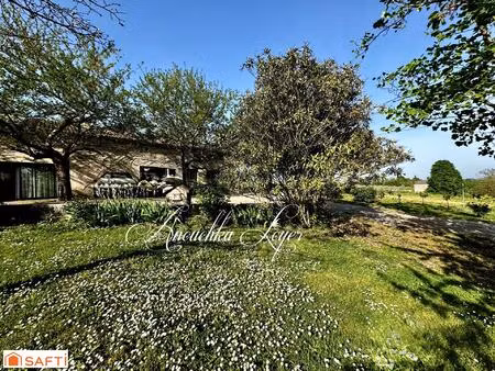 maison en pierres 5 chambres et double garage