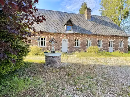 longère en briques – limésy – cadre calme  6 ha de terrain