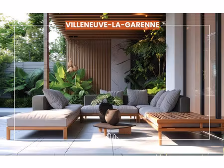 vente appartement neuf 3 pièces 65m2 villeneuve-la-garenne - 329688 € - surface privée