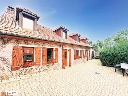 longère individuelle rénovée à orsinval 3 chambres +garage