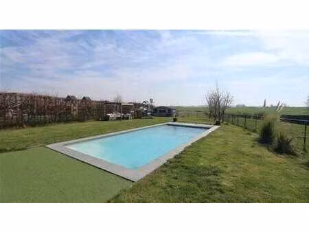 plein sud - piscine - magnifique vue - sart-risbart