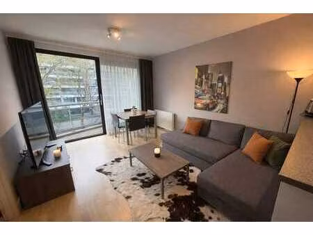 appartement meublé avec balcon et garage souterrain + bureau