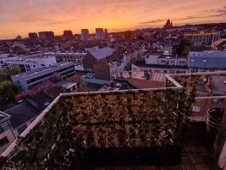 studio à louer koekelberg  balcon  vue dégagée