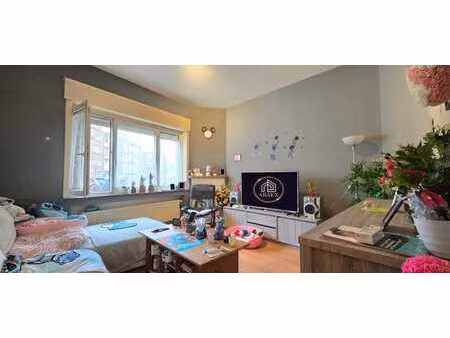 thieffry - la chasse - appart 1 ch. + 2 caves + cour