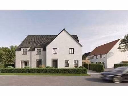 maison neuve semi-mitoyenne à vendre à ramskapelle