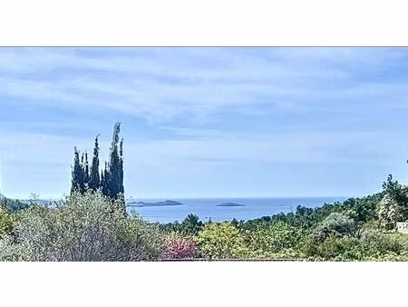 terrain vue mer panoramique