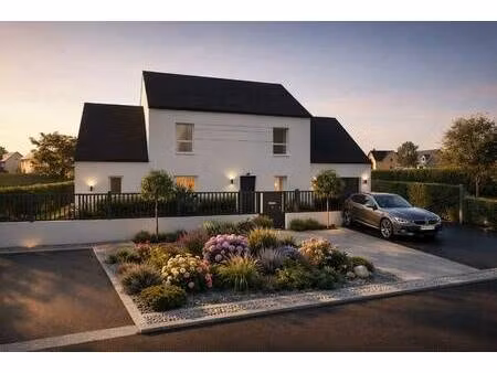 terrain avec maison neuve à vendre