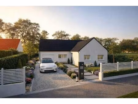 terrain avec maison neuve à vendre