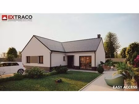 terrain avec maison neuve à vendre