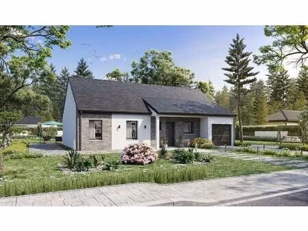 terrain avec maison neuve à vendre