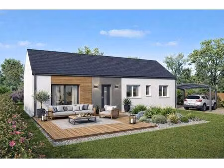 terrain avec maison neuve à vendre