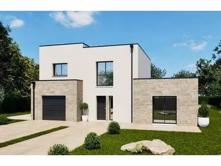 terrain avec maison neuve à vendre