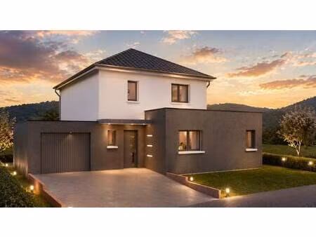 terrain avec maison neuve à vendre