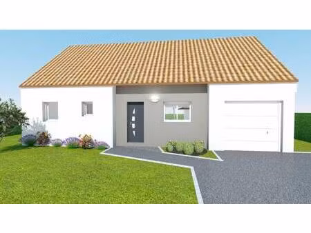 terrain avec maison neuve à vendre