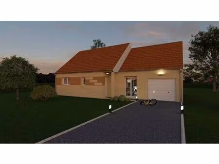 terrain avec maison neuve à vendre
