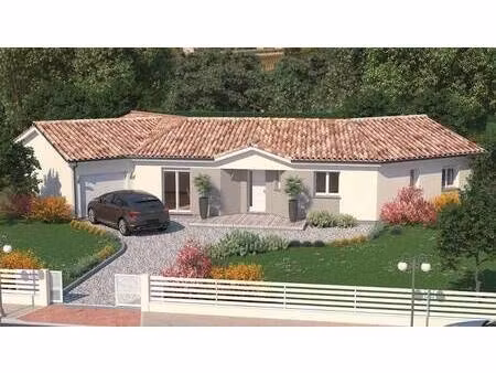 terrain avec maison neuve à vendre