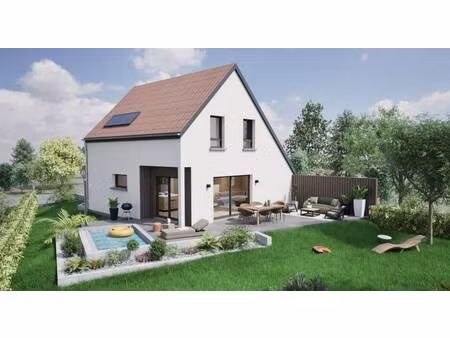 terrain avec maison neuve à vendre