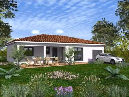 terrain avec maison neuve à vendre