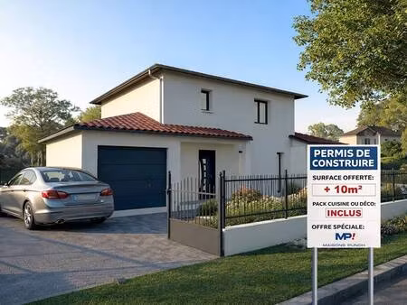 terrain avec maison neuve à vendre