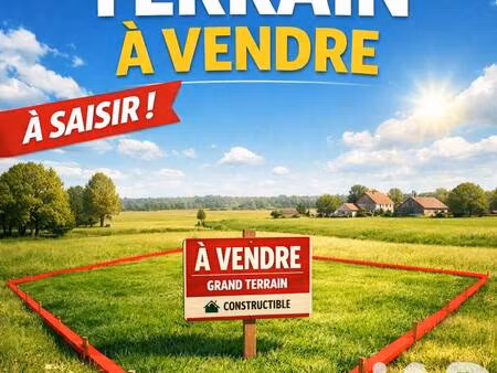 terrain constructible à vendre