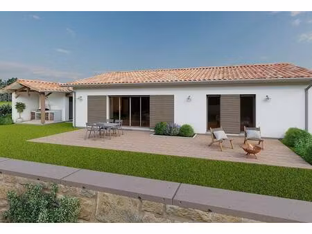 terrain avec maison neuve à vendre