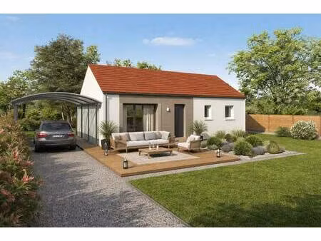 terrain avec maison neuve à vendre