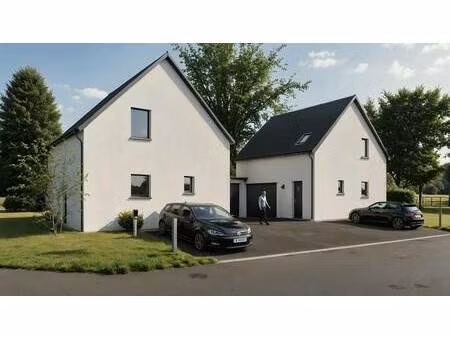 terrain avec maison neuve à vendre