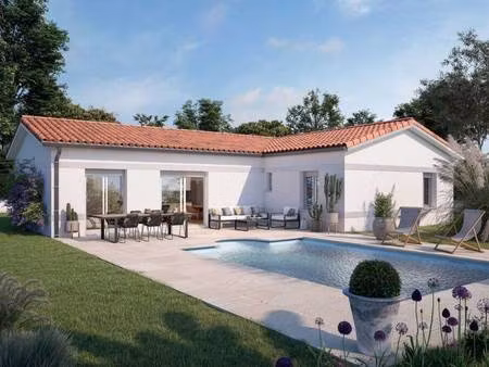 terrain avec maison neuve à vendre