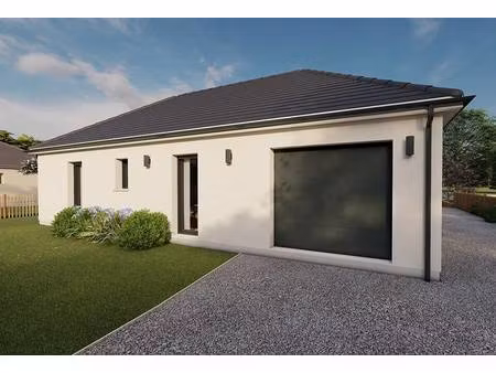 terrain avec maison neuve à vendre