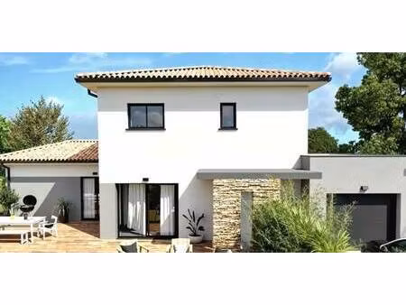 terrain avec maison neuve à vendre