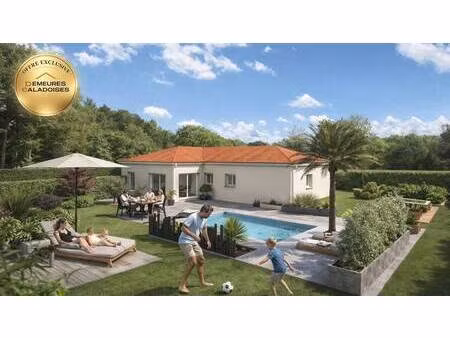 terrain avec maison neuve à vendre