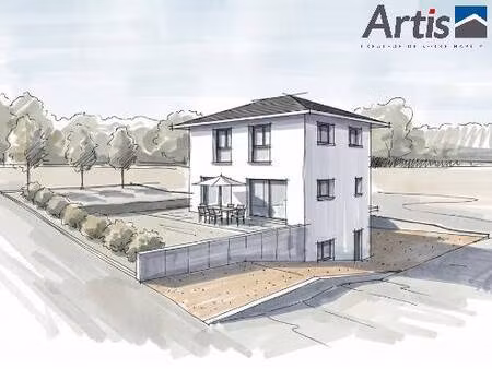 terrain avec maison neuve à vendre