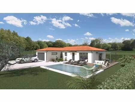 terrain avec maison neuve à vendre