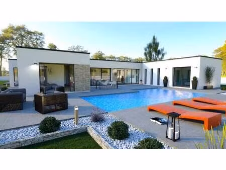 terrain avec maison neuve à vendre