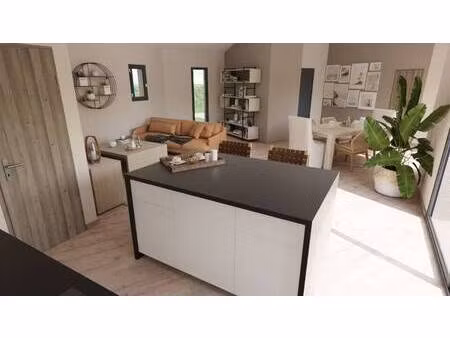 terrain avec maison neuve à vendre