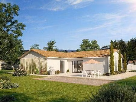 terrain avec maison neuve à vendre