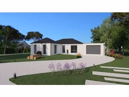 terrain avec maison neuve à vendre