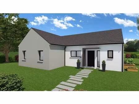 terrain avec maison neuve à vendre