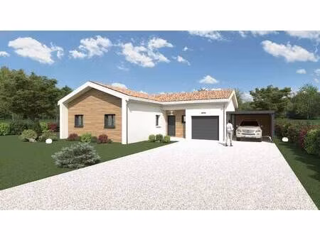 terrain avec maison neuve à vendre