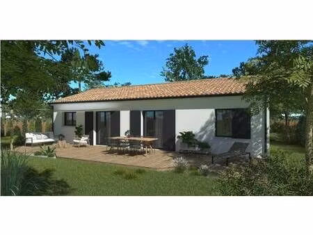 terrain avec maison neuve à vendre