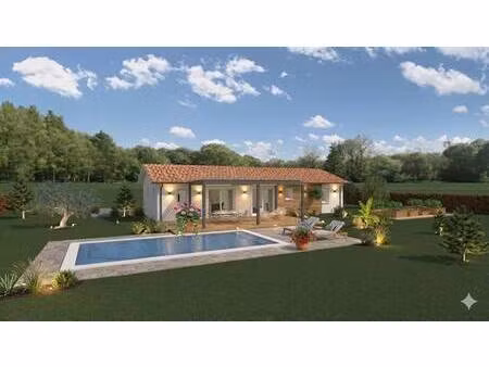 terrain avec maison neuve à vendre