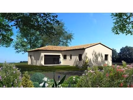 terrain avec maison neuve à vendre