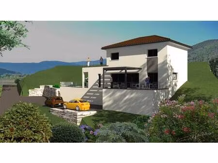 terrain avec maison neuve à vendre