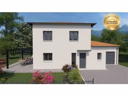 terrain avec maison neuve à vendre