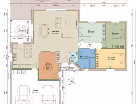 terrain avec maison neuve à vendre