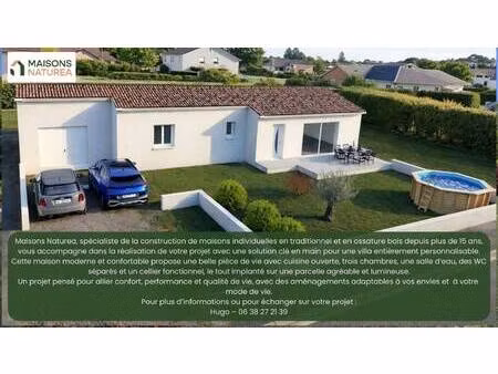 terrain avec maison neuve à vendre